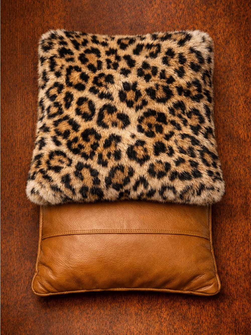 🐆 Mid‑Century Modern Animal‑Print Pillows —